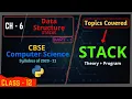 1 Data Structures - Stacks Queues What is Stack in Python Theory Program Class 12 CS