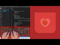 ASMR Programming - Heart Loader Using HTML CSS