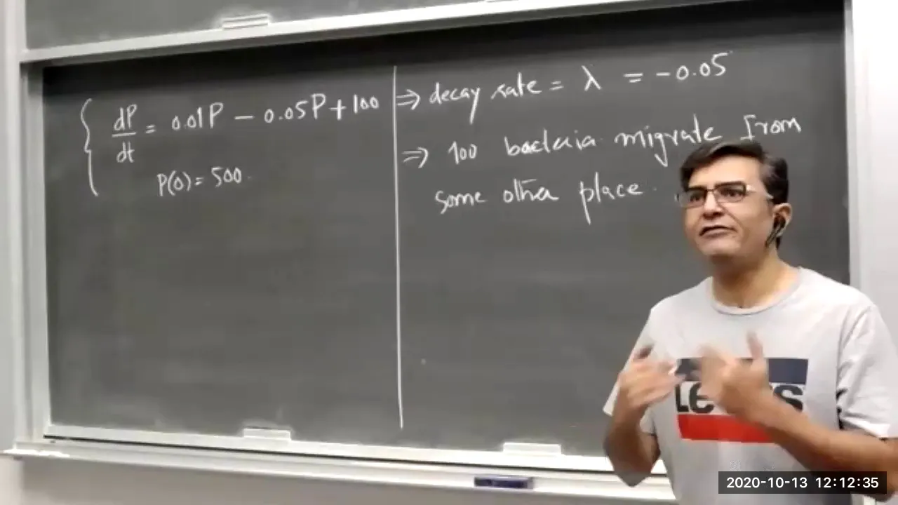 MATH210_Lecture - 9 : Mathematical Modeling - Exponential Growth and Decay Models
