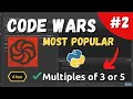 Multiples of 3 or 5 - Codewars Popular Katas SOLVED
