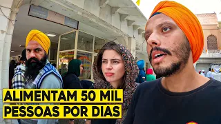 NINGUÉM PASSA FOME NESSA CIDADE NA ÍNDIA (Amritsar)