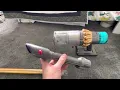 Attaching the hose to the Dyson V15 Detect - took me a while to figure this one out