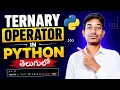 Ternary Operator in Python Conditional Expression in Python Python Full Course
