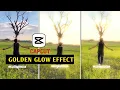 Golden effect in capcut Viral reel editing Trending capcut effect Cinematic glow effect capcut