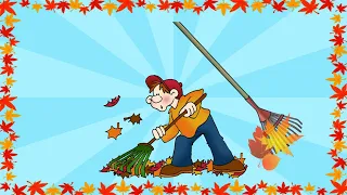 Музична рухлива гра Двірник і листочки для дітей середнього дошкільного віку 