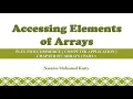 Accessing Elements of Arrays Arrays Malayalam