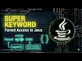 super Keyword in Java Explained Access Parent Methods Constructors Kannada Tutorial