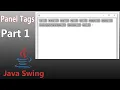 Java Swing - Custom Panel Tags Part 1