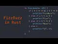 FizzBuzz in Rust