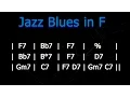 Jazz Blues in F Backing Track