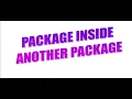 JAVA SUBPACKAGE CREATION IMPORTING