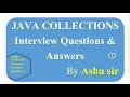 Java collections framework interview questions Answers Mostly Interviewer Asked Collection Ashu sir