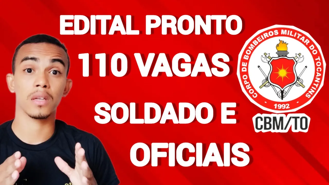 CONCURSO BOMBEIROS MILITAR TOCANTINS