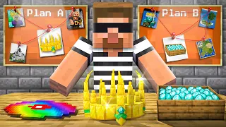 I Became a CHOR to Steal the RAREST ITEMS in Minecraft!