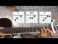 Kahit kunwari man lang (Agsunta ft. Moira Dela Torre) | Guitar Tutorial
