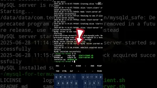 Install MySQL in Termux on Android Full Setup Version Check Part 1