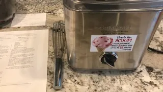 My 2nd attempt to make ice cream with the Cuisinart ICE-30BC.. 