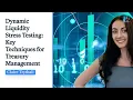 Dynamic Liquidity Stress Testing Key Techniques for Treasury Management