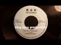 Hopeton Lewis - Sound And Pressure - K and K Records 7"