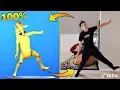 Download Lagu FORTNITE DANCES IN REAL LIFE THAT ARE 100% IN SYNC! (Original Fortnite Dances in Real Life)