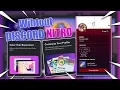 Nitro Profile Customization For FREE Tutorial
