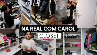 NA REAL COM CAROL: arrumei o closet e tirei MUITA coisa pra doação 🙌🏽