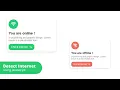 Detect Internet connection automatically manually using Javascript