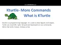 KTurtle - More Commands