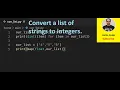 Convert a list of strings to integers using List Comprehension and map function in Python