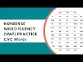 Nonsense Word Fluency Practice NWF with CVC words