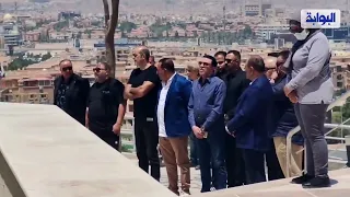 سلام يا صاحبي   انهيار مصطفى كامل في وداع هاني شاكر دندنها
