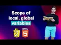 19 lesson Java Script for begginers Scope of local global variables