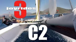 20 to 25 knots, C2 Joyrides, Spi pole cam!