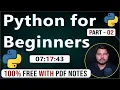 Python Tutorial For Beginners in Hindi Complete Python Course Part-2 UPCISS Pro