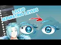 Live2D Eyes Drawing How to Separate Layers