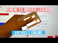 How to Renew Texas Drivers License Online License Expiring