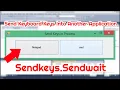 send keyboard keys into another application in vb net Auto Type Send Keyboard Keys in Notepad