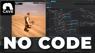 I Added VISUAL Scripting to My Game Engine Cave