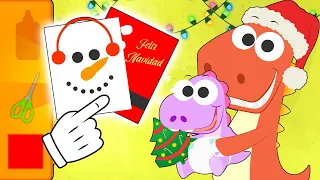 Aprende con Eddie 🎄🎁 Celebra la Navidad con el dinosaurio Eddie