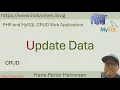 PHP and MySQL CRUD Web Application Part 5 - Update Data