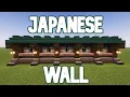 Minecraft Japanese Wall - Build Tutorial