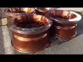 Powder Coating Wheels in Copper Chrome