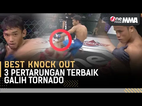 Hard Knees Tumbangkan Jeremia Siregar! 3 Pertarungan Terbaik Galih Tornado || KnockOut One Pride MMA