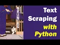 3 Text scraping with Python