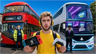 I Tried "Gaming" In EVERY Bus Seat