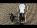 Lamp Socket with Push-Through Switch Installation Phenolic Socket