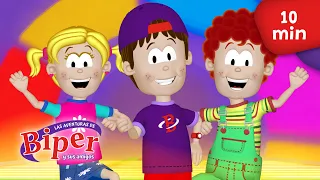 Juguemos A Decirlo En Otro Idioma 🥇🎲  Canciones Educativas Para Niños 🎈 Vocales | Biper y sus amigos