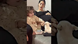 When She Was Playing Her Dog Bit Her But She Laughed Because It Tickle And Even Showed Her Mom 