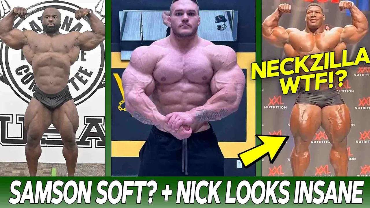 Can Nick Walker WIN MR OLYMPIA? + Samson Dauda Looks Soft? + Neckzilla Posing Video - HIS LEGS!