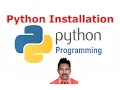 3 Python Programming Tutorial - Installation Latest Series G C Reddy